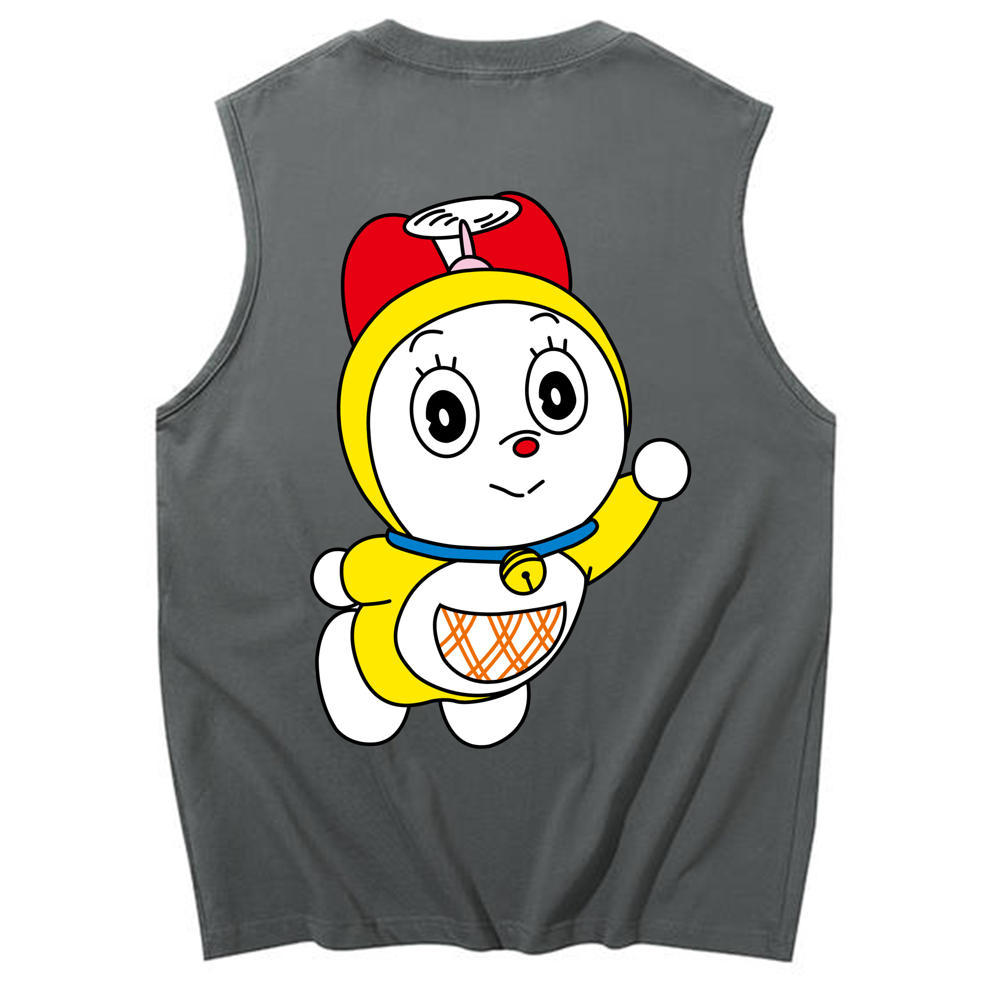 （画像用） ドラえもん ドラミ Doraemon Dorami コットン100％タンクトップ（背面プリント）